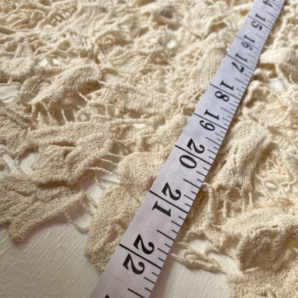 Ruby Cream Cotton Crochet Top‎ - Picture 6 of 6